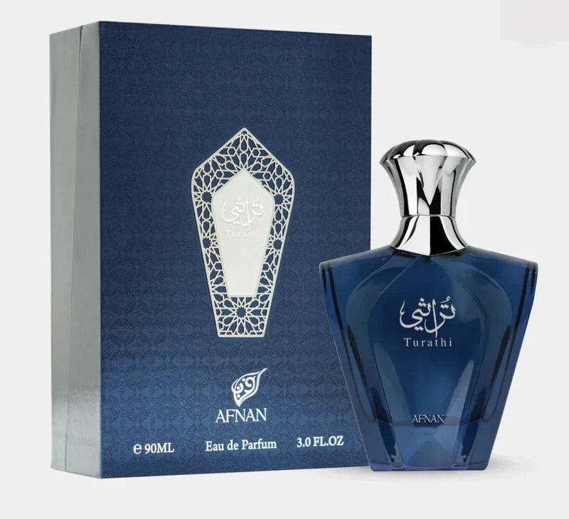 Afnan Men's Turathi Blue EDP Spray Fragrances 90ml Perfume 3.0 oz