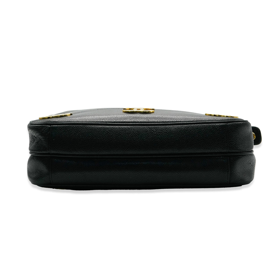 Top Quality Chanel Black Caviar Triple CC Chain Tote