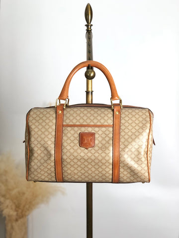 CELINE  Handbag Boston bag Beige New 1:1 ud4tv5