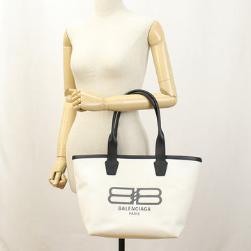 BALENCIAGA 692068 2108S 9260 Small Tote Bag jumbo Tote Bag canvas White unisex