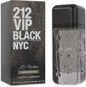 Carolina Herrera 212 VIP Black NY Rodeo For Man 3.4oz Perfume