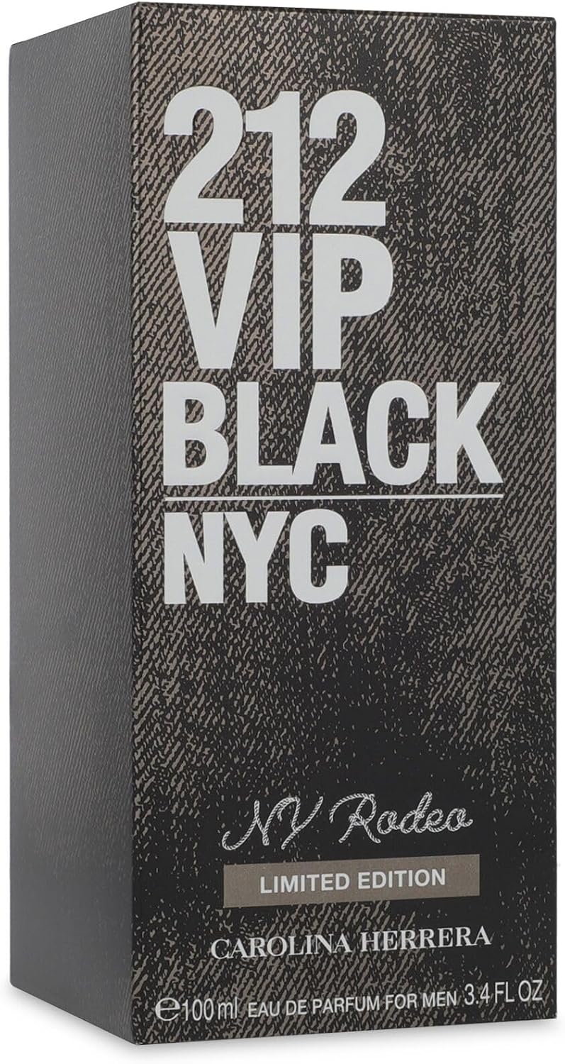 Carolina Herrera 212 VIP Black NY Rodeo For Man 3.4oz Perfume