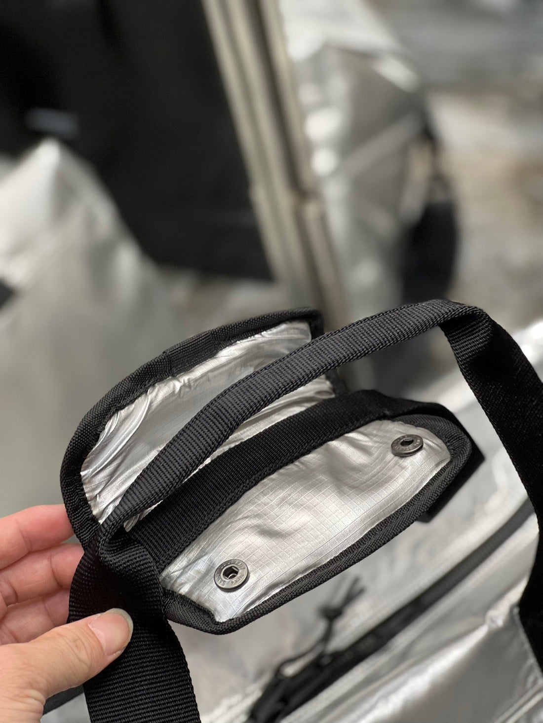 Yves Saint Laurent Nuxx Duffle Sliver