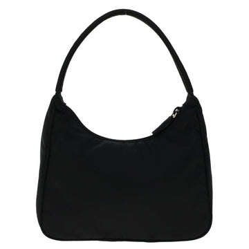 Prada Hand Bag Nylon Black  yk7498