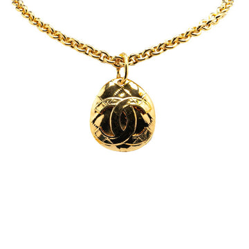 Top Quality Chanel  Coco Mark Matelasse Necklace