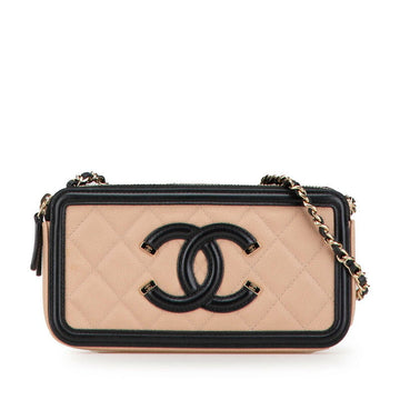 Top Quality Chanel Caviar CC Filigree Shoulder Bag